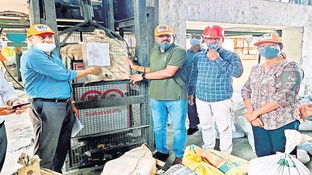 1,108 కిలోల గంజాయి దహనం