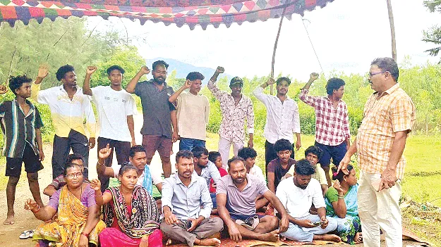  ఏడో రోజుకు గిరిజనుల నిరసన 