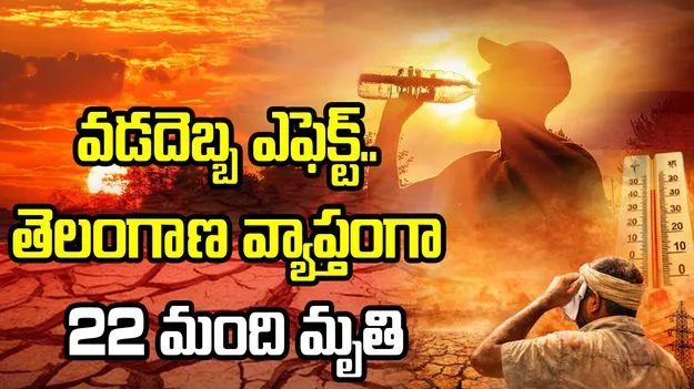 వడదెబ్బ ఎఫెక్ట్.. తెలంగాణ వ్యాప్తంగా 22 మంది మృతి