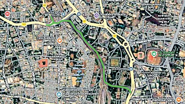 అసెంబ్లీ వెనుక ‘వై’ ఫ్లైఓవర్‌!