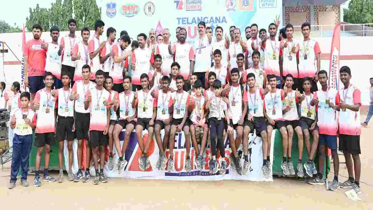 Peddapalli:  రన్నింగ్‌తో మానసిక ప్రశాంతత