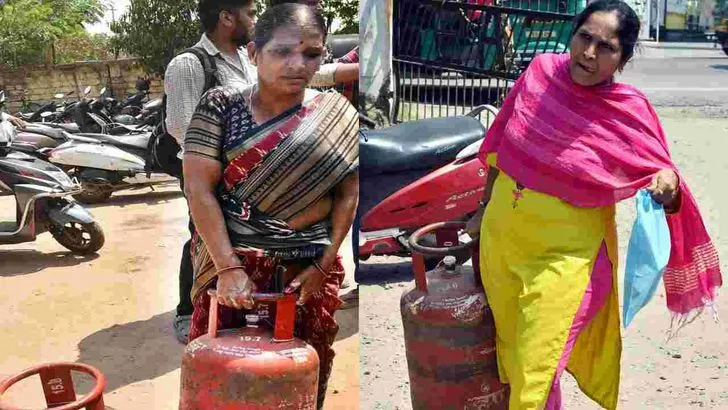 సికింద్రాబాద్‌లో పెట్రోల్, గ్యాస్ కష్టాలు.. క్యూలైన్‌లో బారులు తీరిన జనం