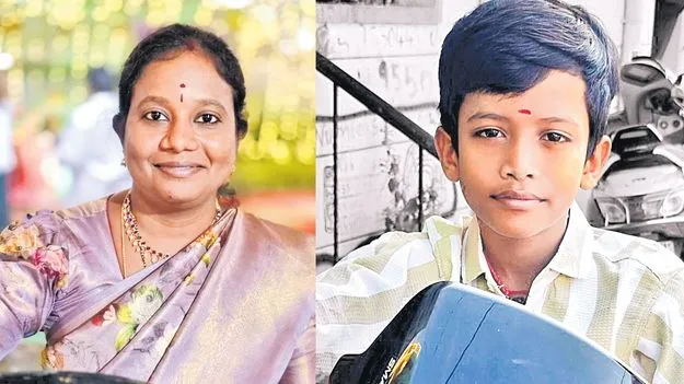 కన్న కొడుకుతో కలిసి అగ్నికి ఆహుతి