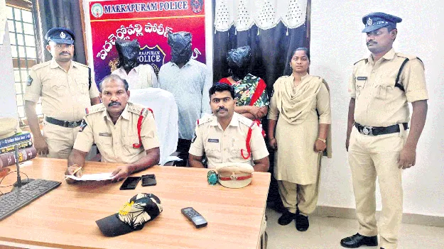 భర్త హత్య కేసులో భార్య, మామ, బావమరిది అరెస్ట్‌