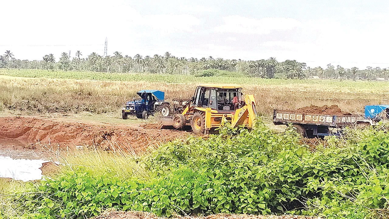 Soil.. looted మట్టి.. కొల్లగొట్టి