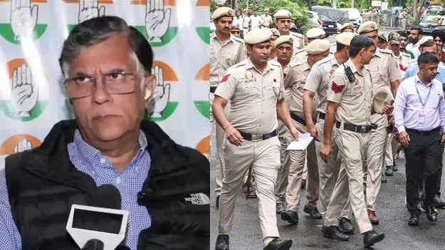 పవన్‌ ఖేరా ఇంట్లో పోలీసుల సోదాలు