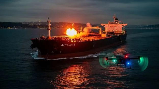 నల్ల సముద్రంలో తుర్కియే ట్యాంకర్‌పై దాడి