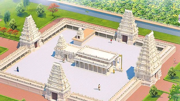 రాజగోపురం 9 అంతస్తుల్లో..