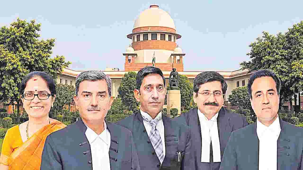 సుప్రీంకోర్టు జడ్జీలుగా అయిదుగురి పేర్ల సిఫార్సు