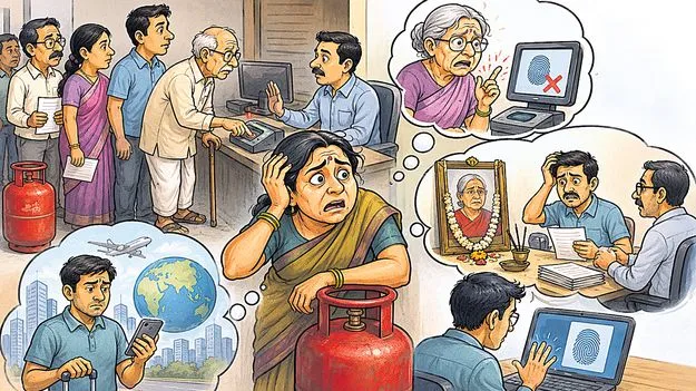 గ్యాస్‌ బండకు..  ఈ-కేవైసీ గండం!