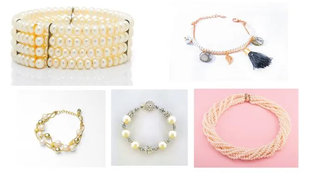 మురిపించే  ముత్యాల బ్రేస్‌లెట్లు