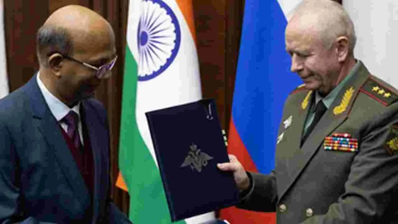 అమల్లోకి భారత్‌ రష్యా సైనిక ఒప్పందం
