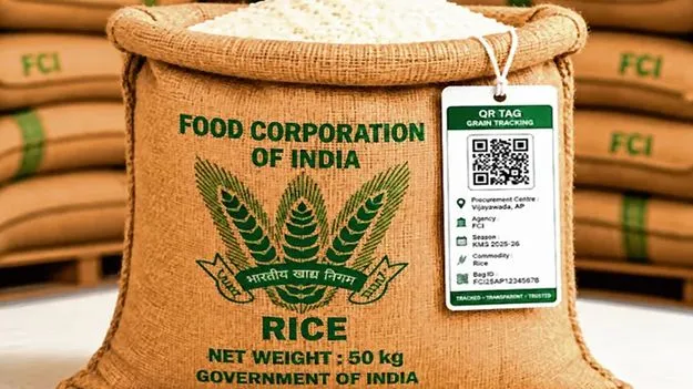 ఎఫ్‌సీఐ బియ్యం బస్తాలకు క్యూఆర్‌ ట్యాగ్‌లు
