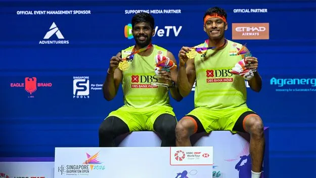 ‘సింగపూర్‌’ విజేత సాత్విక్‌ జోడీ