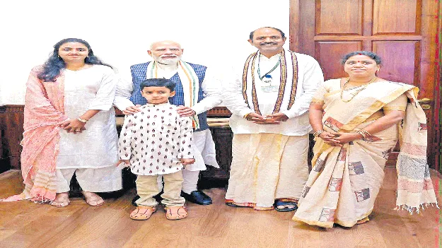  ప్రధానితో ఎంపీ కలిశెట్టి భేటీ 