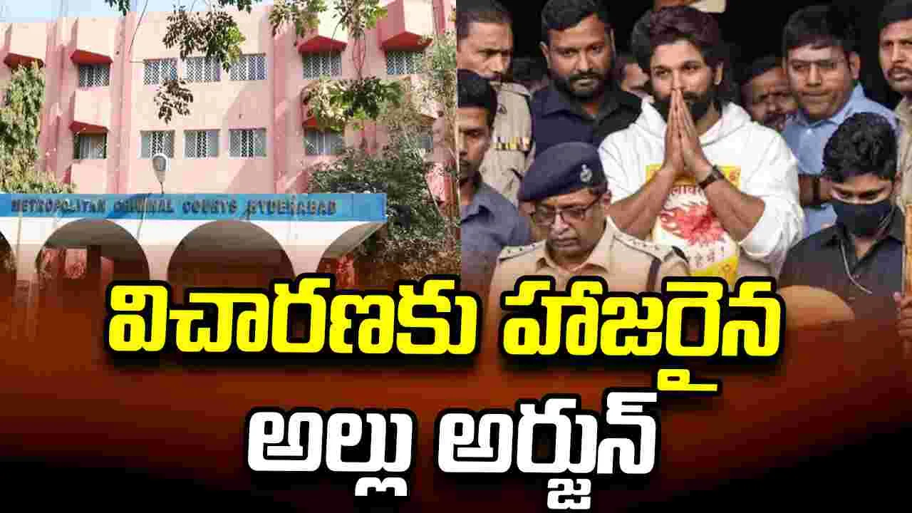 సంధ్య థియేటర్ తొక్కిసలాట కేసు.. వర్చువల్‌గా కోర్టుకు అల్లు అర్జున్ హాజరు