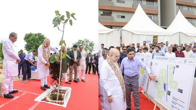 'మిషన్ 5 మిలియన్ ట్రీస్' కార్యక్రమానికి అమిత్ షా శ్రీకారం