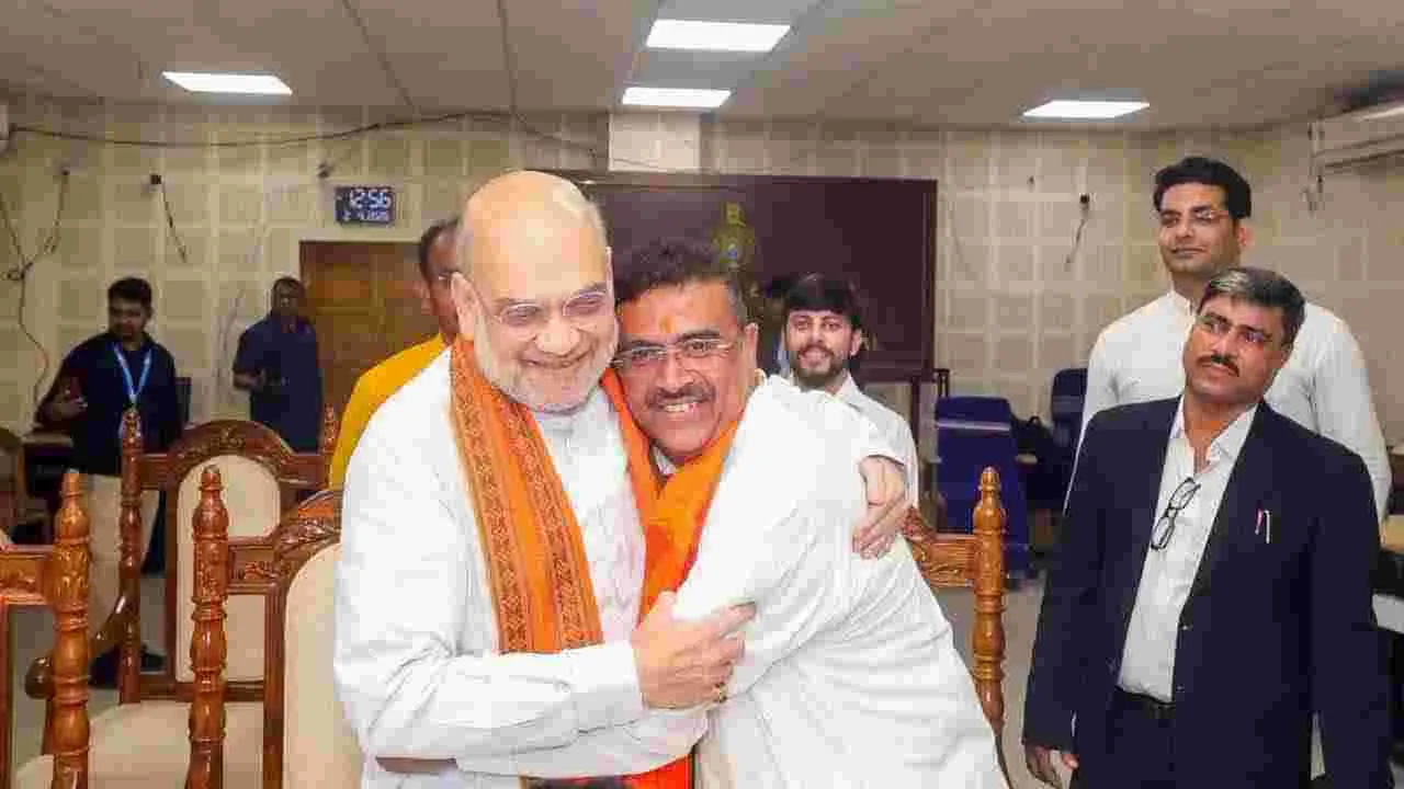 సోనార్ బంగ్లా కలల సాకారం.. సువేందును శాసనసభాపక్ష నేతగా ప్రకటించిన అమిత్‌షా