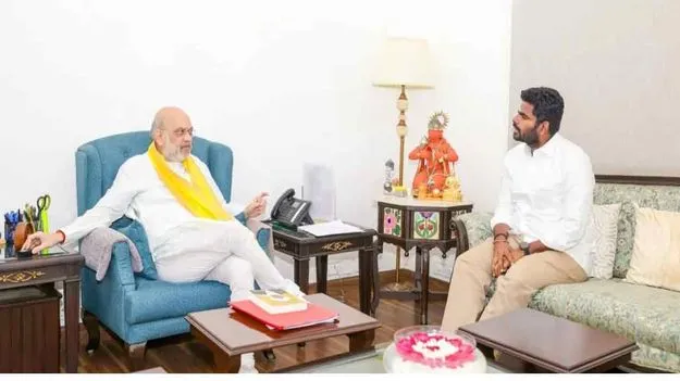 అమిత్‌షాను కలిసిన అన్నామలై.. ఊపందుకున్న కొత్త పార్టీ ప్రచారం
