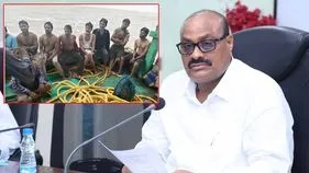 గుడ్ న్యూస్.. 10 మంది మత్స్యకారులు సురక్షితం: మంత్రి అచ్చెన్న..