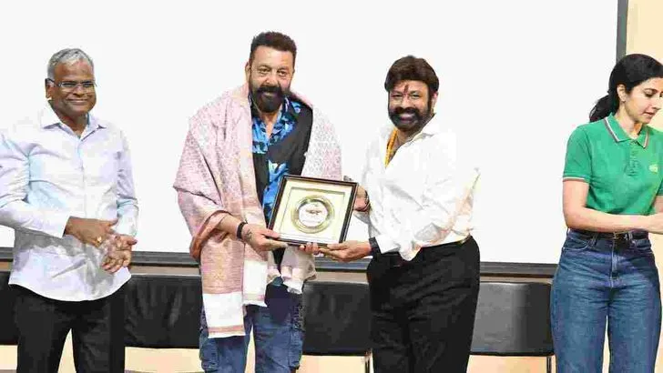 హైదరాబాద్‌లో బసవతారకం ఆస్పత్రిని సందర్శించిన సంజయ్ దత్