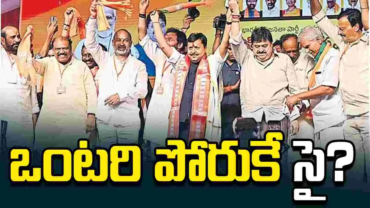 ఒంటరి పోరుకే సై? 