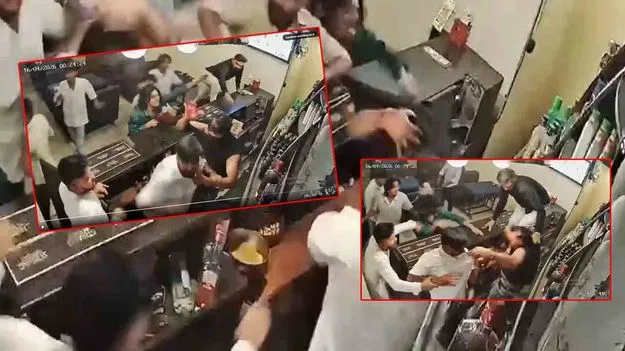 మందు బాబుల వీరంగం.. మద్యం ఇవ్వలేదని 18 బాటిళ్లతో దాడి..