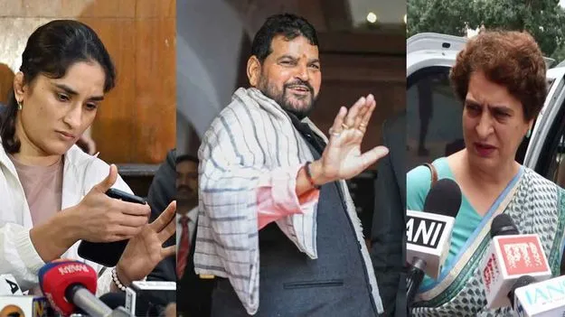 లైంగిక వేధింపుల కేసు.. కేంద్రంపై ప్రియాంక గాంధీ విమర్శలు..