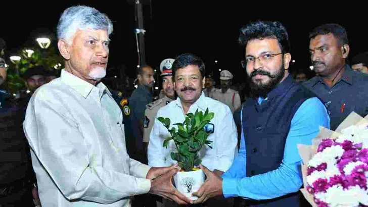 అమరావతిలో డిన్నర్ విత్ ది రియల్ విన్నర్ విందు 