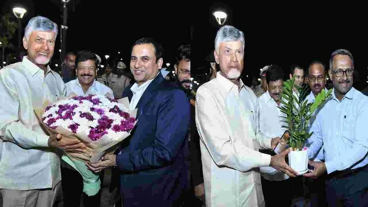 అమరావతిలో డిన్నర్ విత్ ది రియల్ విన్నర్ విందు 