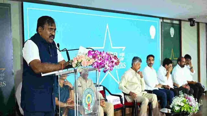 అమరావతిలో డిన్నర్ విత్ ది రియల్ విన్నర్ విందు 