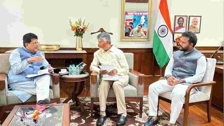 ఢిల్లీలో ప్రధాని మోదీ, కేంద్రమంత్రులతో సీఎం చంద్రబాబు భేటీ