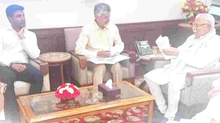 ఢిల్లీలో ప్రధాని మోదీ, కేంద్రమంత్రులతో సీఎం చంద్రబాబు భేటీ