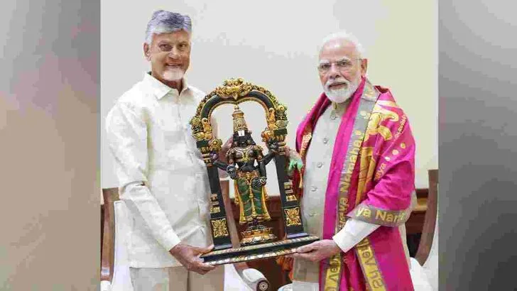 ఢిల్లీలో ప్రధాని మోదీ, కేంద్రమంత్రులతో సీఎం చంద్రబాబు భేటీ