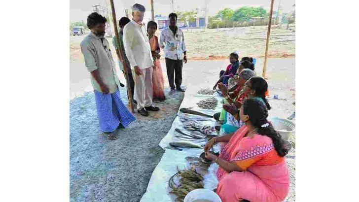 కావలిలో జాలర్ల  కుటుంబంతో భోజనం చేసిన సీఎం