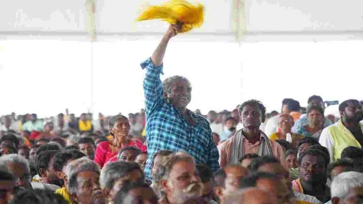 హామీ నిలబెట్టుకున్నాం: సురేపల్లి సభలో సీఎం చంద్రబాబు 