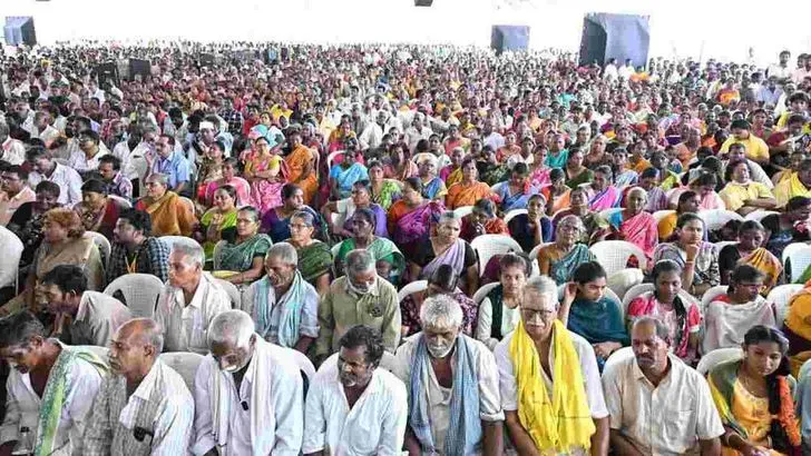 హామీ నిలబెట్టుకున్నాం: సురేపల్లి సభలో సీఎం చంద్రబాబు 