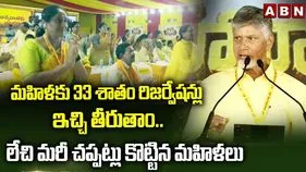 మహానాడు వేదికగా చంద్రబాబు సంచలన నిర్ణయం.. చట్టసభల్లో మహిళలకు 33శాతం సీట్లు!