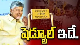 అనంతపురం జిల్లాలో పర్యటించనున్న సీఎం చంద్రబాబు.. షెడ్యూల్ ఇదే..