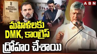 డీఎంకే, కాంగ్రెస్ పార్టీలపై సీఎం చంద్రబాబు ఫైర్..
