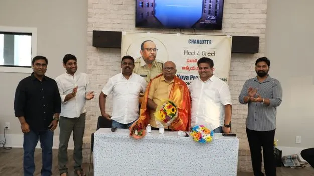 కర్నూల్ రేంజ్ డీఐజీకి షార్లెట్‌లో సన్మానం