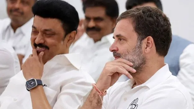 ఇండీ కూటమికి డీఎంకే గుడ్‌బై! లోక్‌సభలో వాళ్ల పక్కన కూర్చోలేమంటూ..