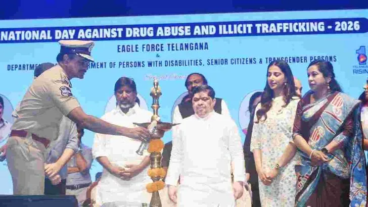 హైదరాబాద్‌‌లో అంతర్జాతీయ యాంటీ డ్రగ్స్ దినోత్సవం.. పాల్గొన్న ప్రముఖులు