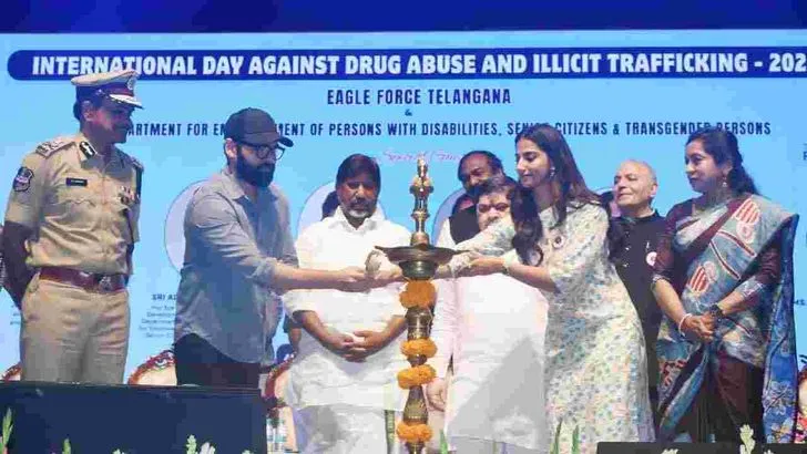 హైదరాబాద్‌‌లో అంతర్జాతీయ యాంటీ డ్రగ్స్ దినోత్సవం.. పాల్గొన్న ప్రముఖులు