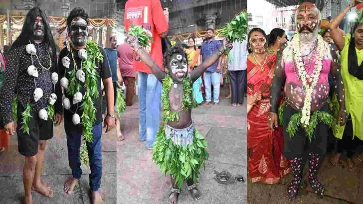 తిరుపతిలో గంగమ్మ జాతర.. తోటి వేషంలో పోటెత్తిన భక్తులు 