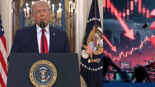 మార్కెట్లను వణికించిన 'ట్రంప్' ప్రసంగం.. ఇరాన్ యుద్ధ సెగతో కుప్పకూలిన సూచీలు