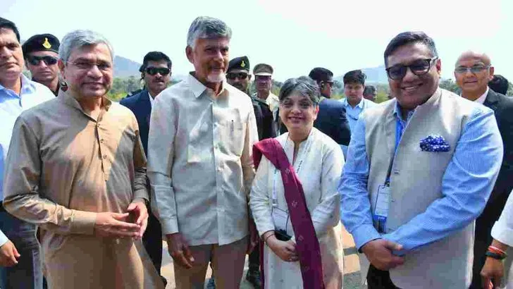 గూగుల్ ఏఐ డేటా హబ్‌‌కు శంకుస్థాపన చేసిన సీఎం చంద్రబాబు