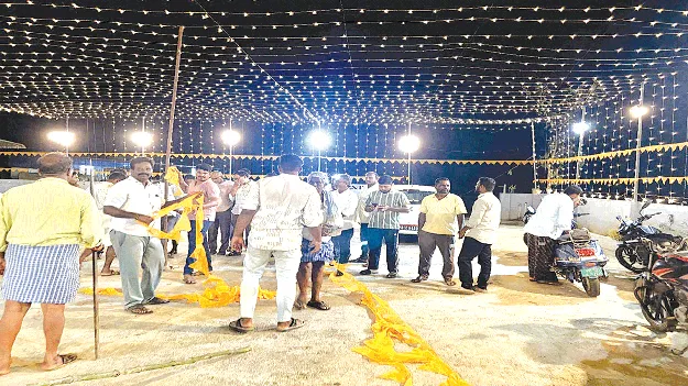 Everything is ready for the mahanadu పసుపు పండుగకు   సర్వం సిద్ధం