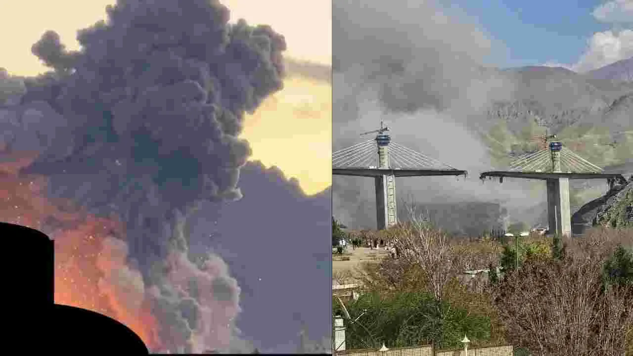 ఇరాన్ 'B1' వంతెనపై అమెరికా-ఇజ్రాయెల్ క్షిపణి దాడులు