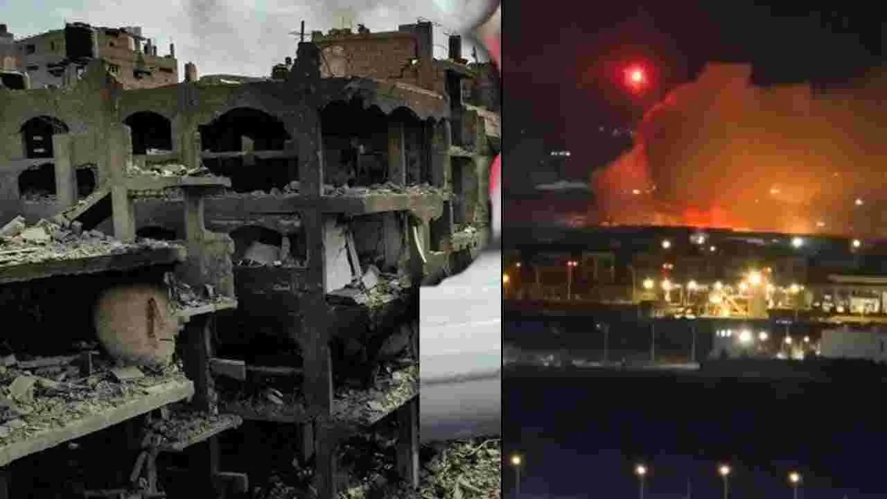 ఇరాన్, హెజ్బొల్లా స్థావరాలపై విరుచుకుపడ్డ ఇజ్రాయెల్..  340కి పైగా లక్ష్యాలు ధ్వంసం